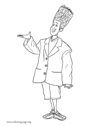 Hotel Transylvania Johnnystein Coloring Page Hotel Transylvania Transylvania Coloring Pages