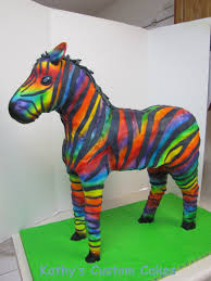 Riley is a zebra who is tired of her plain black and white stripes. A Rainbow Zebra Cake Requested By The Birthday Girl Ill Add Some Pictures Of The Step By Step Construction Cakecentral Com