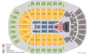 gila river arena seating chart wwe best picture of chart