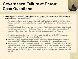 Many cases of corporate fraud, accounting scandals and other organizational failures leading to lawsuits, resignations or even bankruptcy have made corporate governance as especially important and often discussed topic among professionals and scholars. Cases Of Corporate Governance Failure