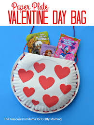 Your kid can use the heart shapes as decoration in the room or make them in a larger size to use as a pillow. Paper Plate Valentine Crafts Valentineu0027s Day Party Activities