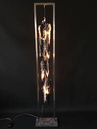 Staande Lamp Floor Lamp Stehlampe Eclips With Black Glass