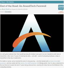 AnandTech中文论坛已关停，英文论坛暂保留- AI资讯- 冷月清谈