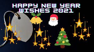 Happy New Year Wishes For 2021 Happy new year 2021 golden particles bokeh background new year resolution concept.happy new year 2021 blue neon particles bokeh ba. happy new year wishes for 2021