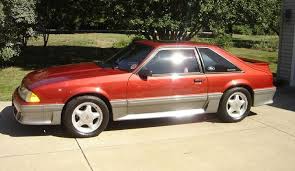 Image result for Vermilion 1990 Mustang