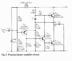 A Practical Power Amplifier Circuit Power Amplifiers Amplifier Circuit Diagram