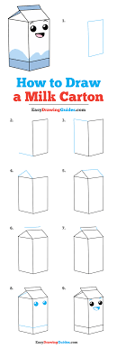 How To Draw A Milk Carton Really Easy Drawing Tutorial Drawing Tutorial Easy Easy Drawings Drawing Tutorial