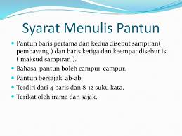 Perbedaan Pantun Karmina Dan Gurindam Ppt Download