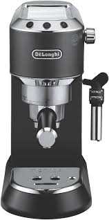 The dedica ec680 pump espresso machine means to integrate all the good things about this type of coffeemaker with only a few extra features packed in a smaller package. Delonghi Ec685bk Dedica Manual Coffee Machine Black At The Good Guys