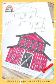These free, printable summer coloring pages are a great activity the kids can do this summer when it. Barn Coloring Page For Kids The Happy Printable