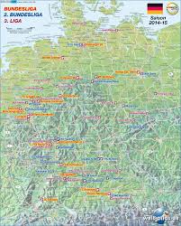 Einladungen zu geburtstag und kindergeburtstag selbst gestalten und bestellen! Karte Von Deutschland Fussball Bundesliga 2014 15 Themenkarte Welt Atlas De