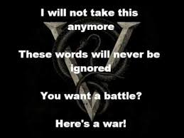 Don T Need You Bullet For My Valentine Lyrics Bullet For My Valentine You Want A Battle Here S A War Lyric Video Youtube My Valentine Lyrics Bullet For My Valentine Lyrics