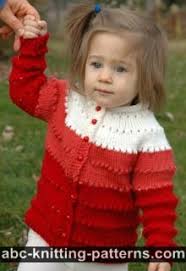 The sweet textured stripes and rose details make it extra special. Abc Knitting Patterns Knit Children 30 Free Patterns