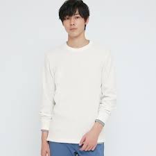 Maybe you would like to learn more about one of these? T Shirt Waffle Crew Neck Lengan Panjang Pria Uniqlo Id