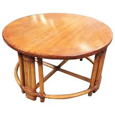 Hi in this instructable i will walk you through the processes and steps involved in restoring a piece of furniture that has seen better days. Restored Round Rattan Coffee Table With Mahogany Top For Sale At 1stdibs