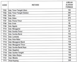 Formasi cpns & pppk seluruh kabupaten dan kota di indonesia. Formasi Cpns Bali Ntt Dan Ntb Tahun 2019
