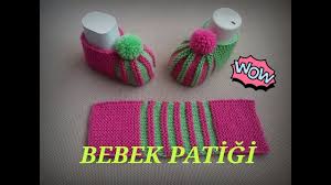 Karpuz Dilimi Patik Kolay Bebek Patik Modeli Iki Sis Patik Modeli Bebek Patikler Bebek Bebek Patik