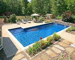 Best Inground Pool Designs Pool Pools I Like The Color On This One Would Help Wa In 2020 Inground Pool Landscaping Swimming Pools Backyard Backyard Pool