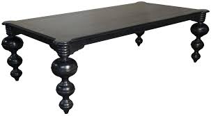 On april 11, 2014 • by kristi linauer • 45. Noir Claudio Turned Leg Dining Table Black Scenario Home