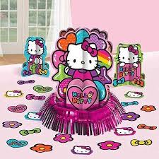 Hello Kitty Rainbow Table Decorating Kit Walmart Com In 2020 Hello Kitty Birthday Hello Kitty Party Hello Kitty Party Supplies