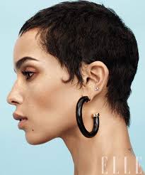 Zoe Kravitz Covers Elle January 2018 Short Hair Styles Zoe Kravitz Natural Hair Styles