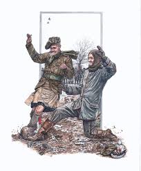 World War One Art Christmas Truce 1914 Fine Art Print World War One Christmas Truce World War