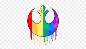 It can be seen on helmets and uniforms of the rebels. The Pride Of The Rebel Alliance Star Wars Pride Flag Free Transparent Png Clipart Images Download