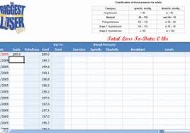 Printable Weight Loss Chart Template And 8 Weekly Weight