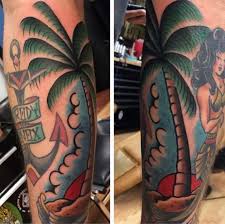 #traditional tattoos #tatoo flash #traditional tattoo flash #tattoo art #vacation #summer #florida #the beach #beach #surfing #sharks #girls with tattoos #tattoo inspiration #tattoo ideas. Top 113 Beach Tattoo Ideas 2021 Inspiration Guide