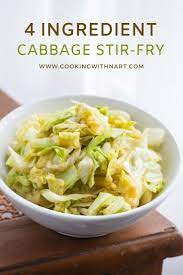 Easy Cabbage Stir Fry Vegan Recipe Cooking With Nart Recipe Cooked Cabbage Recipes Fried Cabbage Recipes Fried Cabbage
