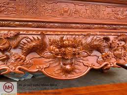 Báo giá sập thờ tứ linh gỗ gụ