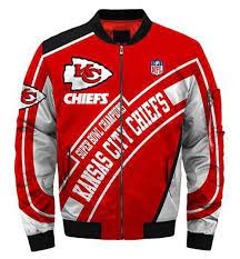 Kansas City Chiefs Sports Jacket 45060 5xl In 2021 Stylish Bomber Jacket Sports Jacket Cool Jackets
