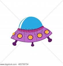 How to turn words ufo into a cartoon ! Isolated Ufo Cartoon Vector Photo Free Trial Bigstock