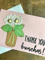 Looking for a good deal on card thank you? Simple Thank You Card Diy Everyday Party Magazine Thank U Cards Flower Cards Diy Cards