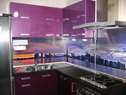 colorful glass backsplash ideas adding