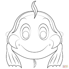 Fish printable coloring masks, clownfish mask, blue tang, starfish, pufferfish, fish party, moorish idol, fish costume masks, coloring page. Pin On Preschool