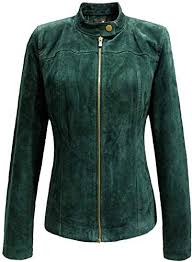 Enjoy Exclusive For Escalier Women S Genuine Leather Jacket Real Motorcycle Biker Coat Online Leather Jacket Green Leather Jackets Leather Jacket Zipper