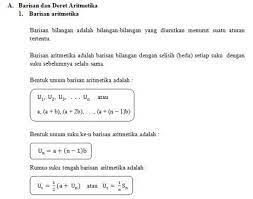 Materi matematika kelas 12 ips semester 2. Materi Matematika Kelas Xii Ipa Sma Barisan Dan Deret Aritmetika Ibu Guru Susi Sr