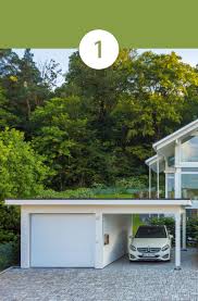 Carports may be a simple metal frame with a roof, a metal frame draped in fabric, or a permanent structure attached to your home. Garage Mit Carport Fertighaus Bauen Moderne Hausentwurfe Design Fur Zuhause