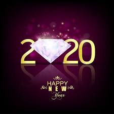Diamond Happy New Year 2020 Happy New Year Images Happy New Year Wishes New Year Wishes