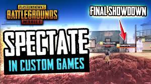 Spectator Mode Custom Games Are In Pubg Mobile So Epic Youtube