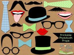 Photobooth Props Printable Moustache Lips Glasses Ties Bow Ties Hats Instant Photo Booth Props Photo Booth Props Birthday Photobooth Props Printable
