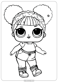 More lol doll coloring pages Printable Lol Doll Coloring Pages Hoops Mvp Glitter