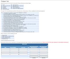 Solved Problem 7 4a Selected Accounts From The Chart Of