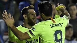 Barcelona was involved in four competitions after winning the double of la liga and copa del rey in the previous season. Messi Sets New Barcelona Record In Scintillating Levante Performance Goal Com