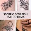 Geo watercolor scorpio on a foot. 3