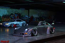 Comes with all your typical parts like light buckets(lexan), window masks, and decals(also. Rwb Widebody Porsche 911 Rwb Lexan Wing Combo 1 10 Body Set Aplastics Super G R C Drift Arena Home