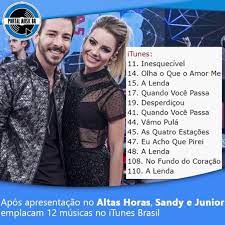 Às vezes me pergunto se eu viverei sem ter você se saberei te esquecer. Inesquecivel Sandy E Junior