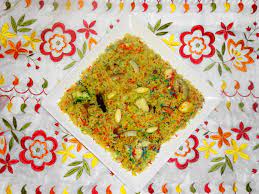 Mansaf is served on a large serving platter over khubz (arabic flat bread) and. Zarda Food Wikipedia