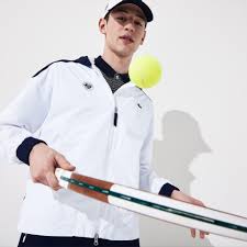 There were scary moments for world no. Mens Sport Roland Garros Zip Up Windbreaker White Navy Blue Lacoste Jackets Coats Grahams Direct